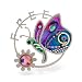 Butterfly with Flower Pin from the Artazia Collection #605 NP OP