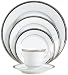 Noritake Renwick Platinum 20-Piece Dinnerware Place Setting, Service for 4