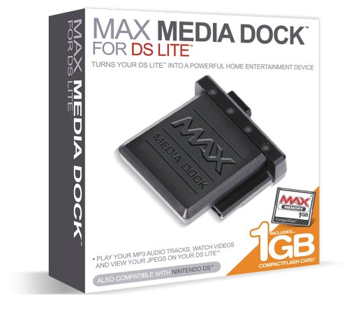 Childrens Toyshop  Video Games : Datel Max Media Dock and 1GB Flash Card (Nintendo DS)