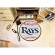 Tampa Bay Devil Rays MLB "Baseball" Round Floor Mat (29")