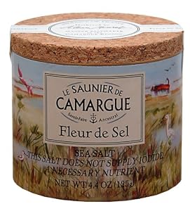 Fleur De Sel De Camargue French Sea Salt 125 G 4.4 Oz
