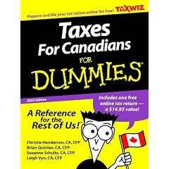 Taxes For Canadians For Dummies 2003 Edition