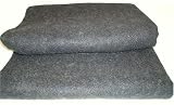  : Hugger Mugger Wool Non-woven Yoga Blanket (Grey)