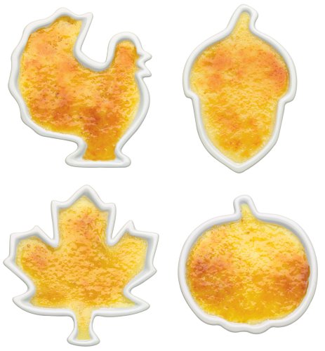 BonJour 10210-70 Set/4 Assorted Fall Shape Ramekins