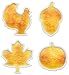 BonJour 10210-70 Set/4 Assorted Fall Shape Ramekins