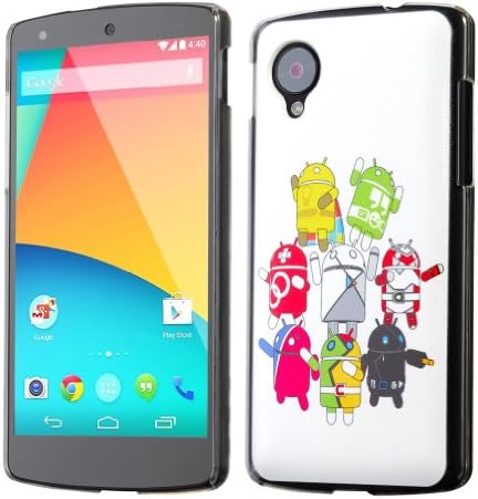 Nexus 5 Case, Cruzerlite Print Case (PC Case) Compatible for LG Nexus 5 - GOGO White