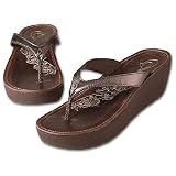 51MEEclvxAL. SL160  Athleta Paniolo Wedge Ii Flip Flops by Olukai Inc