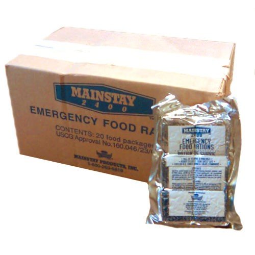 Mainstay 2400-Calorie Food Bars - CASE of 20