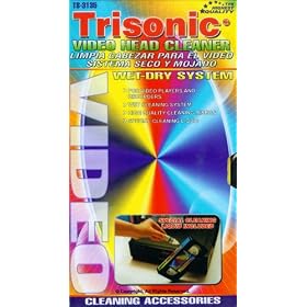 Trisonic Video Head Cleaner with Solution by Trisonic