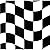 Creative Converting 18 Count Beverage Napkins, Black and White Check