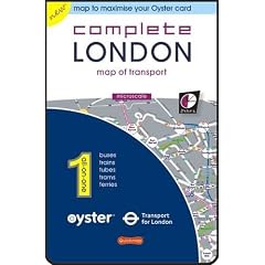 Complete London: Map of Transport (Buses, Trains, Tubes, Trams, Ferries and Places) Day and Night (All-on-One (Microscale))