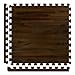 10′ x 10′ (25 pieces) Walnut SoftWoods Interlocking Comfortable EVA Foam Rubber (Walnut, 10′ x 10′)