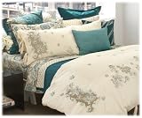 DKNY Botanical Cross Stitch Bedding Collection