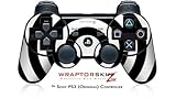 Sony PS3 Controller Skin Bullseye Black and White
