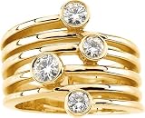 14 karat yellow-gold Moissanite Fashion Ring