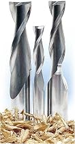 MLCS 200 Solid Carbide Spiral Upcut Bit Starter Set, 3-Piece