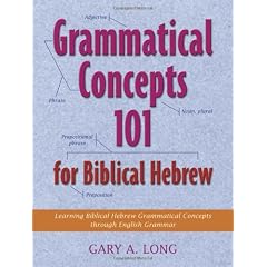 GRAMMATICAL CONCEPTS 101 FOR BIBLICAL HEBREW: LEARNING BIBLICAL HEBREW GRAMMATICAL CONCEPTS THROUGH ENGLISH GRAMMAR