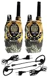 Midland Xtra Talk GXT450VP1 in Mossy Oak Camo 4 Watt, 22 Channel GMRS Radios with NOAA Weather Pair with Headsets