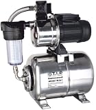 T.I.P. 31155  Hauswasserwerk HWW Inox 1300 Plus F Edelstahl mit Vorfilter