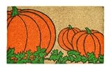 Imports Decor Decorated Coir Doormat, Pumpkins Design, 18-Inch by 30-Inch