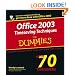Office 2003 Timesaving Techniques for Dummies