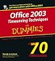 Office 2003 Timesaving Techniques For Dummies