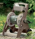 Outdoor Living : Suncast 225' Capacity Hosemobile Garden Hose Reel Cart, Bronze/Taupe #SFB200B