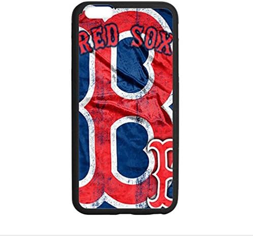Boston Red Sox Design Popular iphone 6 6S 5.5" Plus Rubber TPU Soft case (Black)