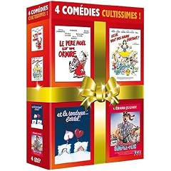 Coffret 4 com�dies cultissimes ! - Le P�re No�l est une ordure + Elle voit des nains partout + Et la tendresse bordel... + Pinot simple flic