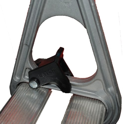 Louisville Ladder AE2228 Colonel D-Rung 2-Section Extra Heavy-Duty Aluminum Extension Ladder, 28-Foot