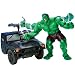 - 	 Smash and Crush Hulk with Military Truck & Smashing Action