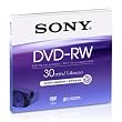 Sony 8cm DVD-RW with Hangtab - Single