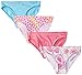 Hanes Ultimate Girls' 4-Pack Cotton Stretch Bikini Panties