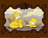 The Simpsons - Homer Und Bart, Raphael Mini-Poster (50 x 40cm)
