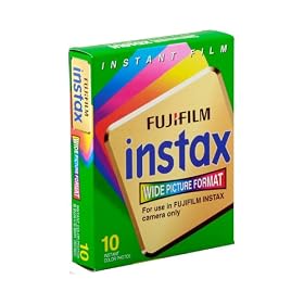 FujiFilm INSTAX SINGLE Instant Film Single Sheet - 10 Pack by Fuji