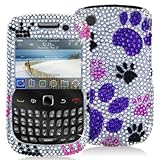BLACKBERRY 8520 8530 GEMINI DECORO BRAND PREMIUM FULL DIAMOND PROTECTOR CAS ....