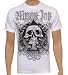Miami Ink Skull Head in a Spade Cotton Adult Mens Fashion T-Shirt