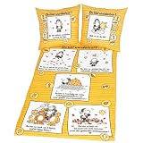 Produkt-Bild: Your Best 467377050 Bettw&auml;sche Sheepworld Wunderbar, Biber, 80 / 80 und 135 / 200 cm