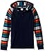 Gymboree Boys' Big Striped Hooded Henley Shirt