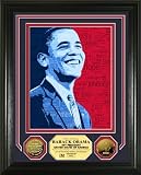 Barack Obama 24KT Gold Coin Inauguration Photo Mint âPrideâ