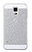 Galaxy S5 Case, I'EXCEL Luxury Beauty Hybrid Hard PC Shiny Bling Glitter Sparkle Cover Case for Samsung Galaxy S5 i9600 (Hard Silver)
