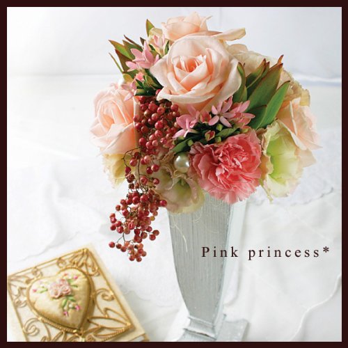 【フラワーアレンジメント】【メッセージ可】Flower princess/ピンクプリンセス