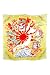 Apparel : Ed Hardy Skull&Geisha Georgette Silk Scarf in Lime