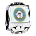 Soufeel Gold Plated Character Coast Guard Photo Flower European Beads Bracelets Fit for All Pandora/