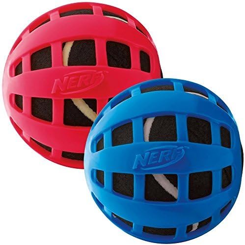 Nerf Dog Toys Float Tennis Ball, 2.5, Red/Blue by Nerf Dog Toys
