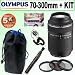 Olympus 70-300mm f/4-5.6 Zuiko ED Zoom Lens + Deluxe Acccessory Kit w/5 Year Extended Warranty