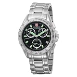 Swiss Military Hanowa Men's 06-5093-04-007 Adventurer 316L Stainless Steel Black Dial Watch