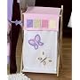 Kids Laundry Hamper for the Pink and Purple Butterfly Collection by JoJo