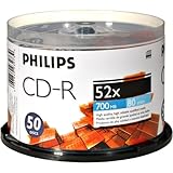 Philips 52X 700MB CD-R 50PK Spindle