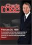 Charlie Rose with Stanley Fischer; Jason Priestley & John Hurt; Mark Ravenhill  (February 20, 1998)